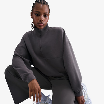 Nike 24.7 Impossiblysoft Kadın Gri Koşu Sweatshirt