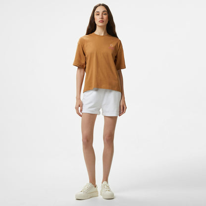 Champion Eco Future Cuffed Kadın Kahverengi T-shirt