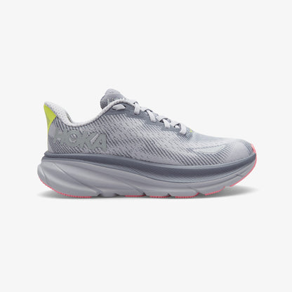 Hoka Clifton 9 Gore-tex Kadın Gri Yol Koşusu Ayakkabısı