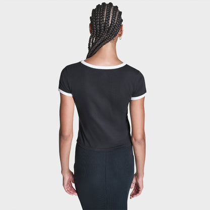 Converse Regular Fit Kadın Siyah T-shirt