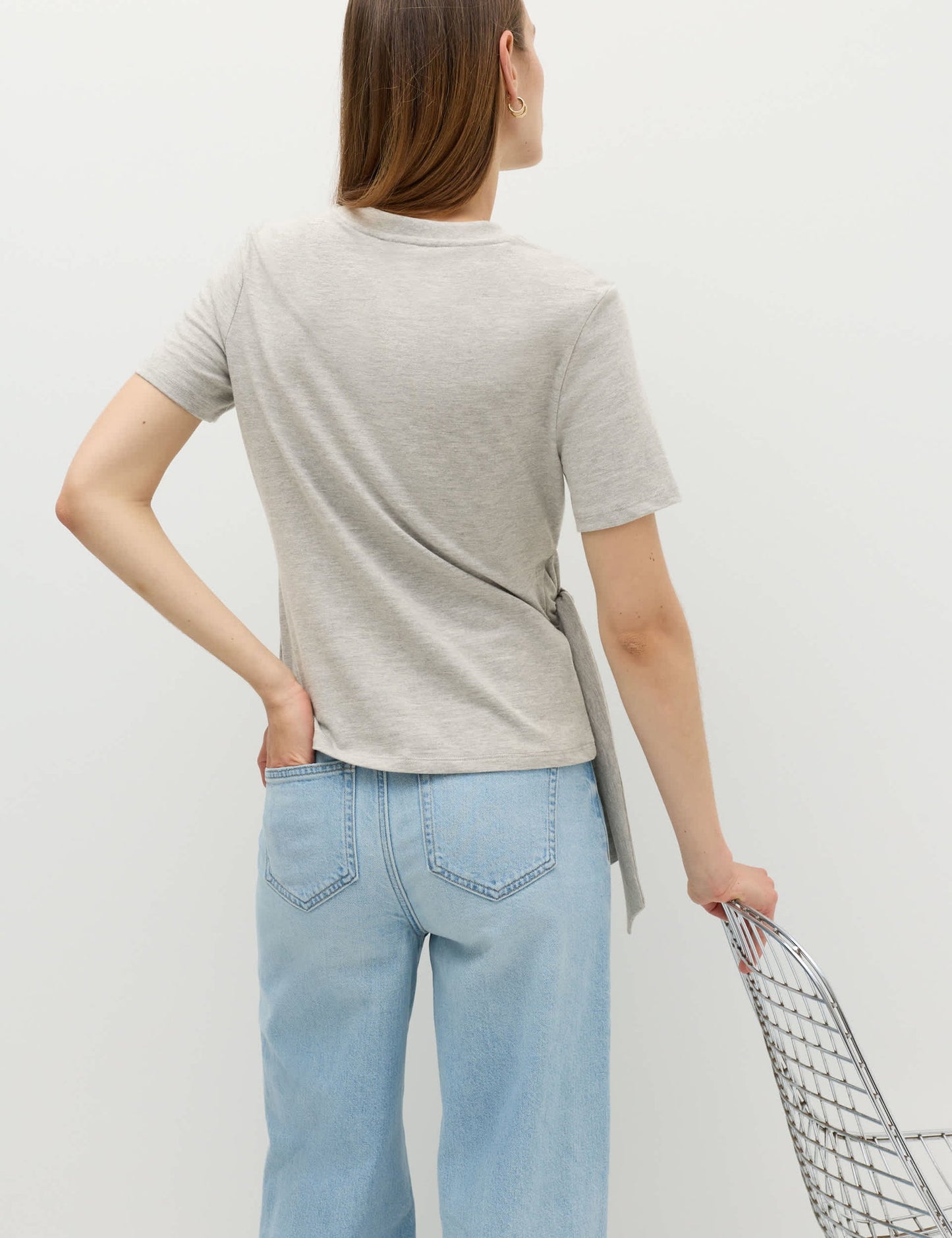 Bel Detaylı Regular Fit T-shirt