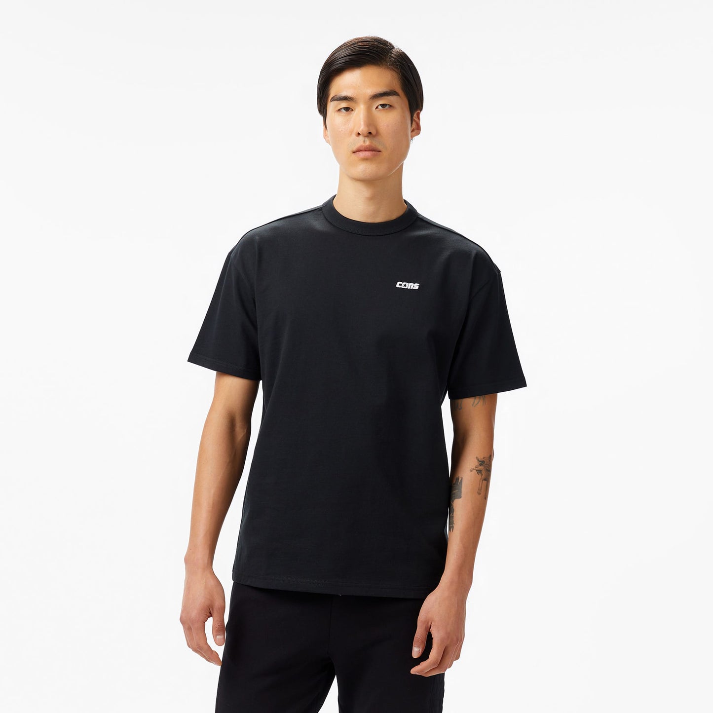 Converse Loose Fit Erkek Siyah T-shirt