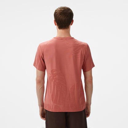 Nautica Erkek Kahverengi Regular Fit Baskılı T-shirt