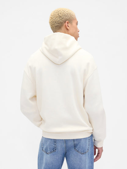 Kırık Beyaz Vintagesoft Oversized Gap Mini-logo Sweatshirt
