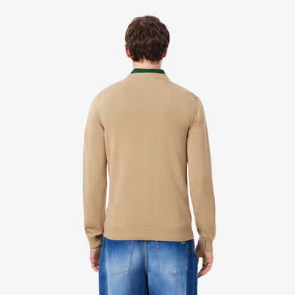 Lacoste Regular Fit Erkek Bej Kazak