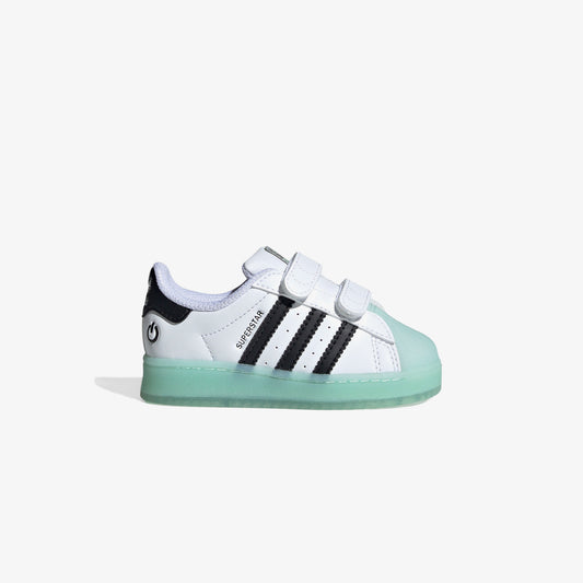 Adidas Superstar Led Lights Comfort Closure Bebek Yeşil Beyaz Led Işıklı Spor Ayakkabı