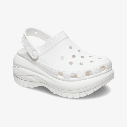 Crocs Classic Mega Crush Kadın Beyaz Terlik