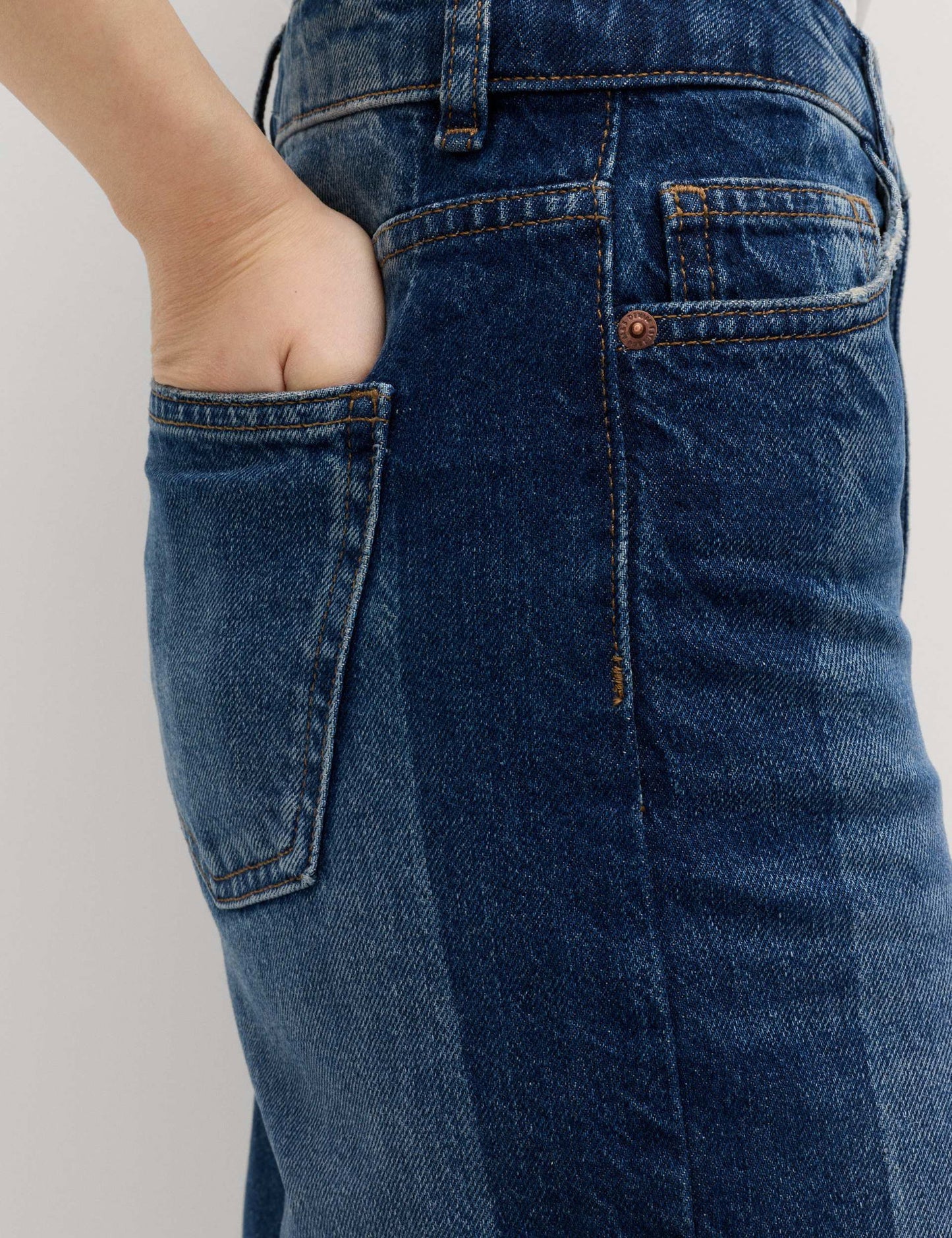 Pamuklu Wide Leg Pantolon