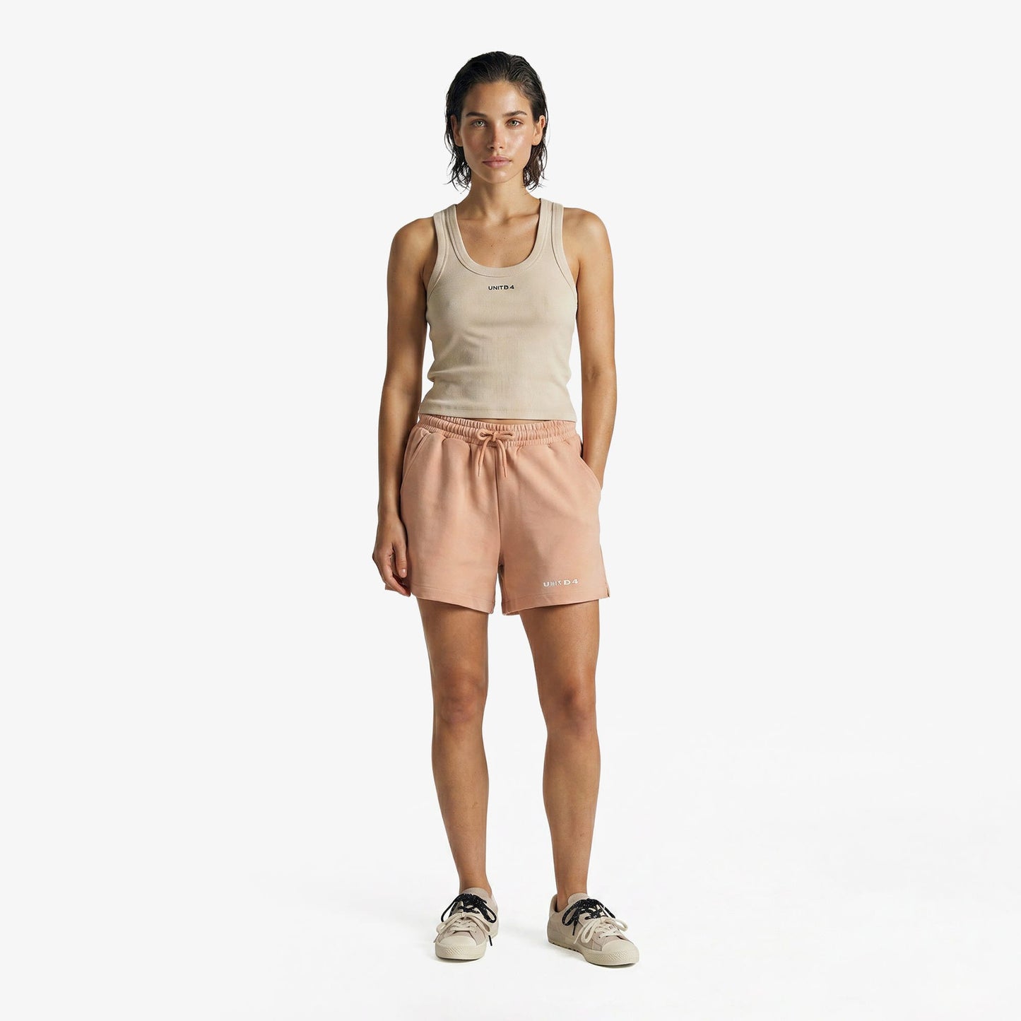 United4 Regular Fit Kadın Pembe Şort