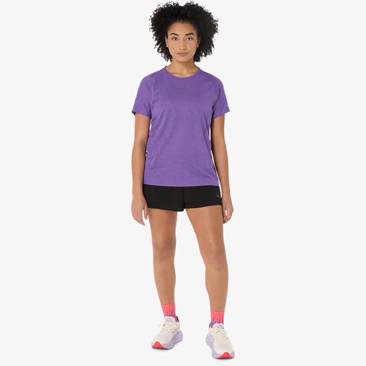 Asics Metarun Ss Top Kadın Mor T-shirt