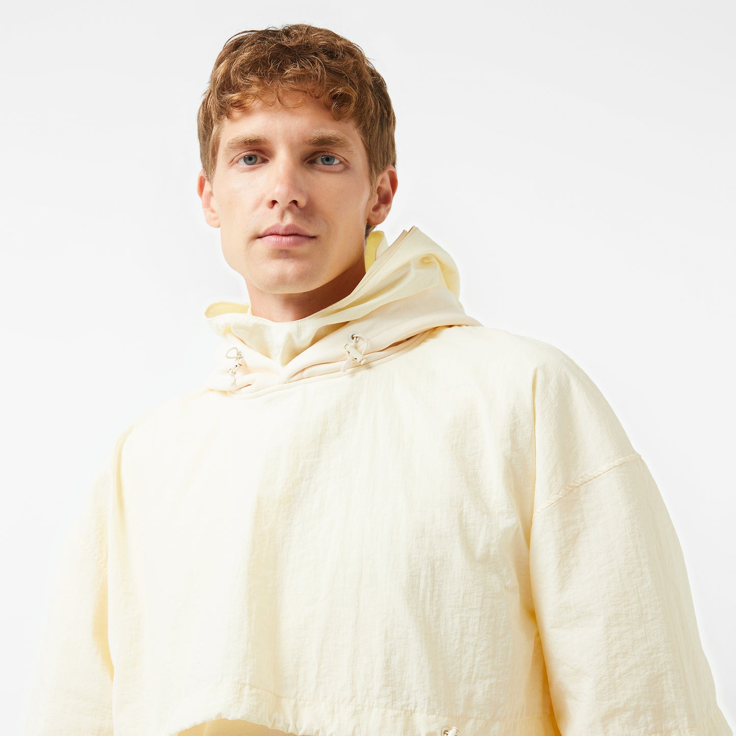 United4 Astronot Erkek Krem Hoodie