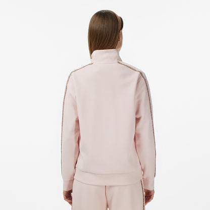 Lacoste Kadın Regular Fit Dik Yaka Pembe Sweatshirt