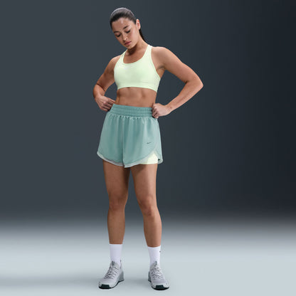 Nike One Df Hr 3in Br Cp Kadın Yeşil Şort