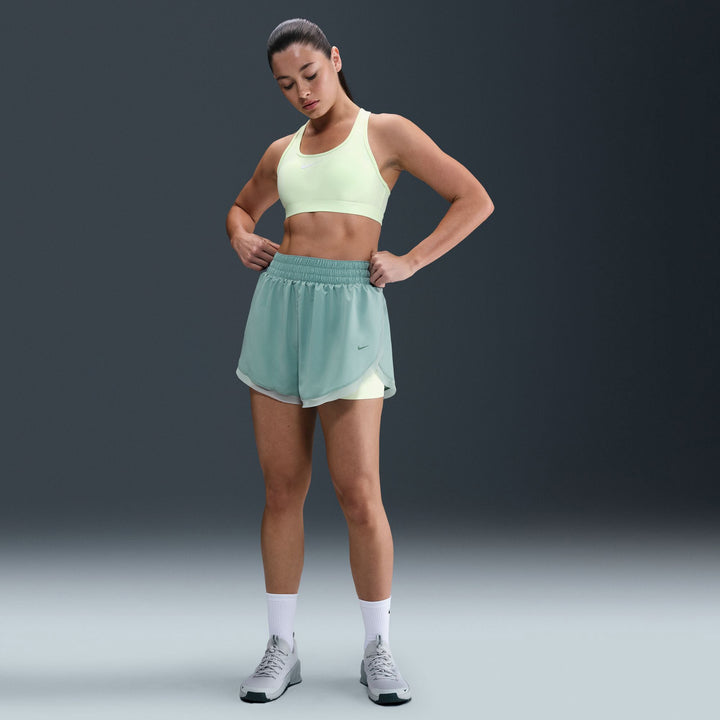 Nike One Df Hr 3in Br Cp Kadın Yeşil Şort