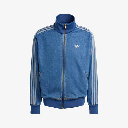 Adidas Denim Firebird Erkek Mavi Ceket