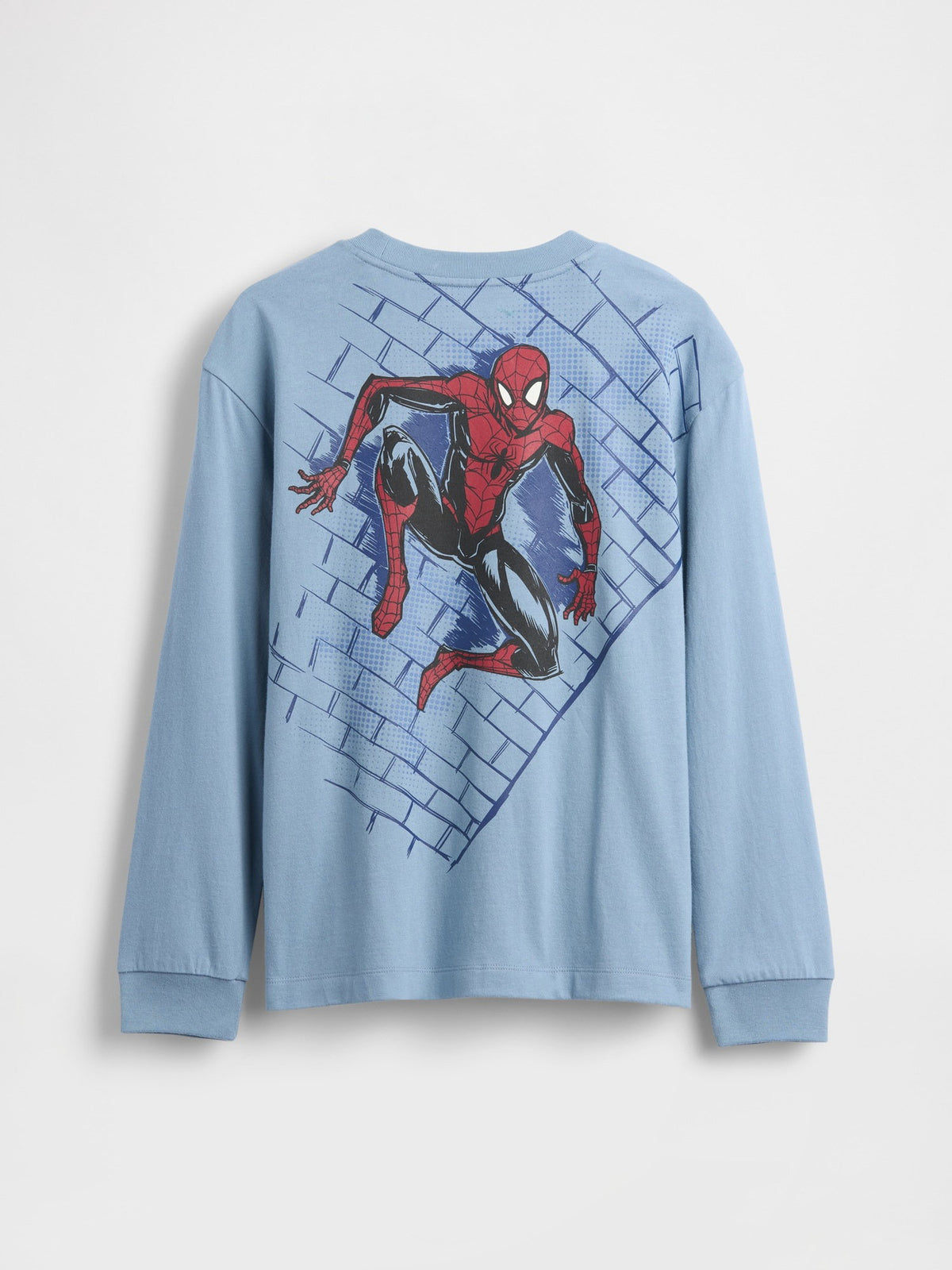 Açık Mavi Marvel Relaxed Grafik T-shirt