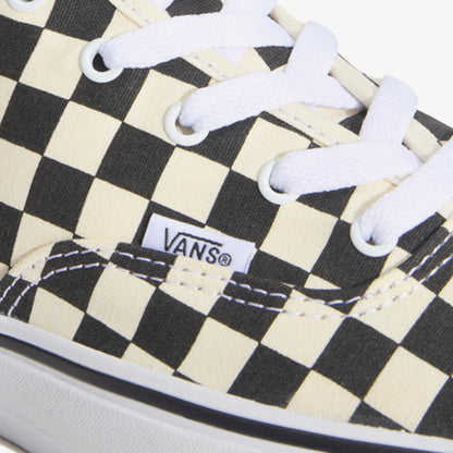 Vans Authentic Hi 2.0 Checkerboard Kadın Siyah Sneaker