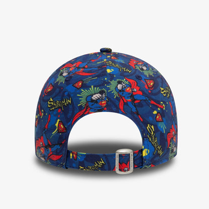 New Era Dc Superman All Over Print 9forty Çocuk Mavi Şapka