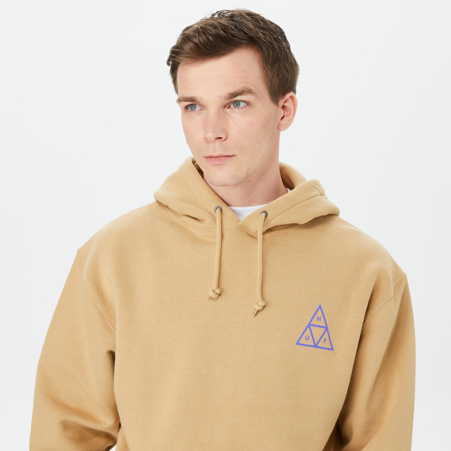 Huf Set Tt Erkek Bej Hoodie