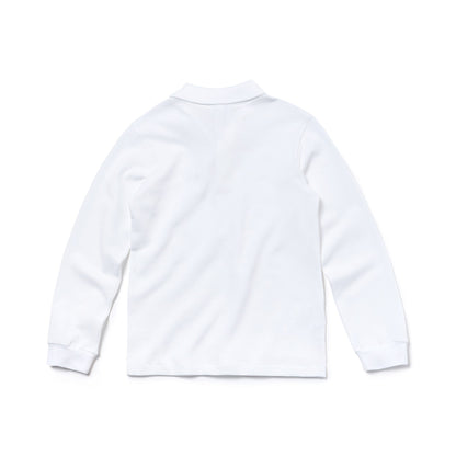 Lacoste Çocuk Uzun Kollu Beyaz Polo