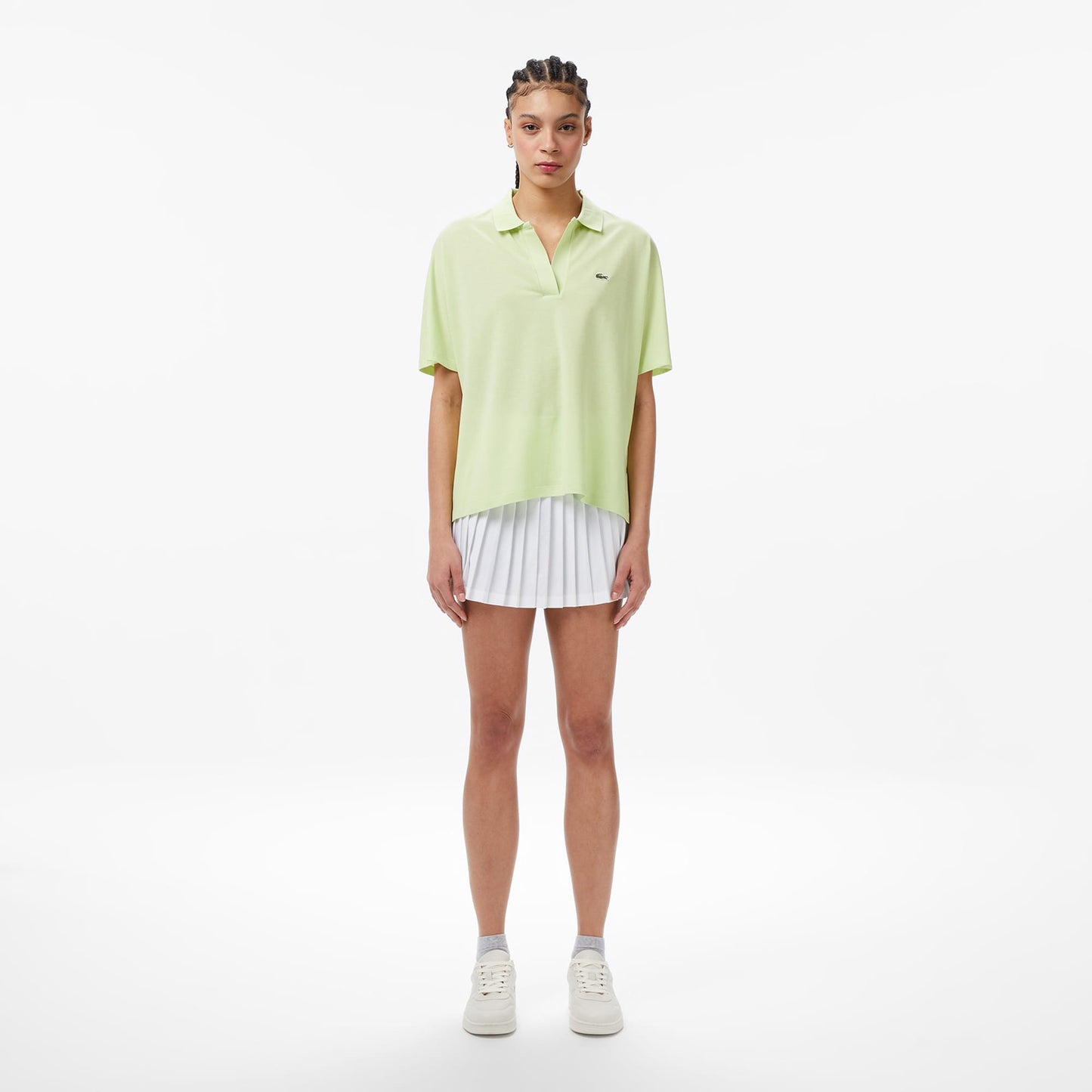 Lacoste Kadın Relaxed Fit Sarı Polo