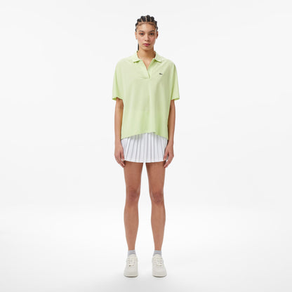 Lacoste Kadın Relaxed Fit Sarı Polo