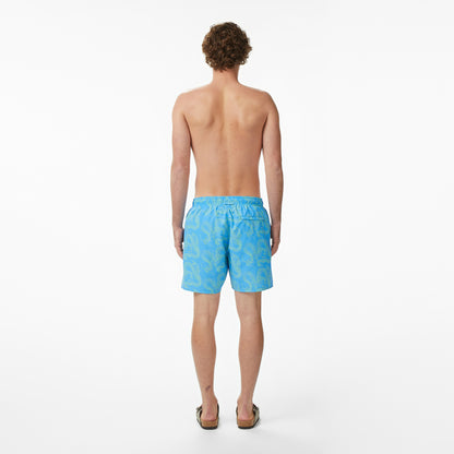 United4 Comfort Fit Erkek Mavi Deniz Şortu