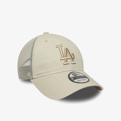 New Era Mlb Washed La Dodgers Unisex Bej Şapka