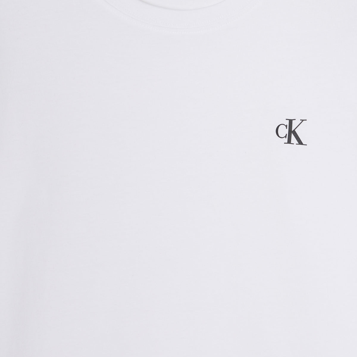 Calvin Klein 2'li Chest Mono Çocuk Siyah T-shirt