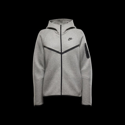 Nike Sportswear Tech Fleece Windrunner Kadın Gri Sweatshirt
