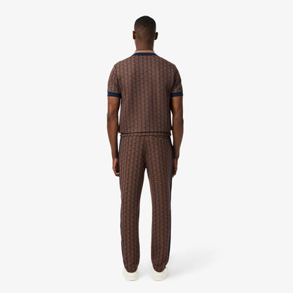 Lacoste Paris Monogram Erkek Mor Eşofman Altı