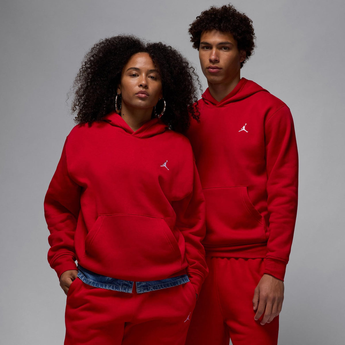 Jordan Brooklyn Erkek Kırmızı Sweatshirt