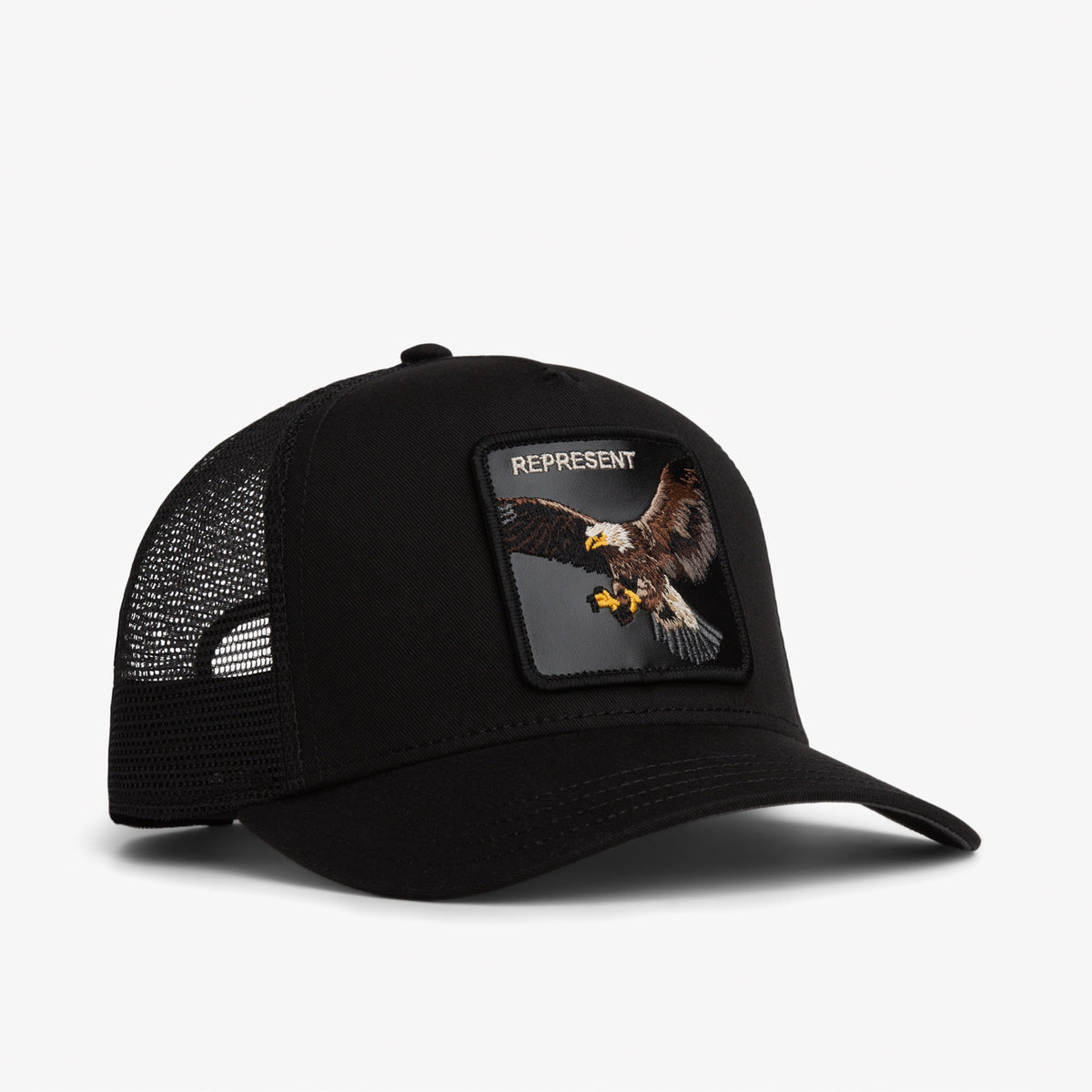 Goorin Bros Represent Eagle Trucker Unisex Siyah Şapka