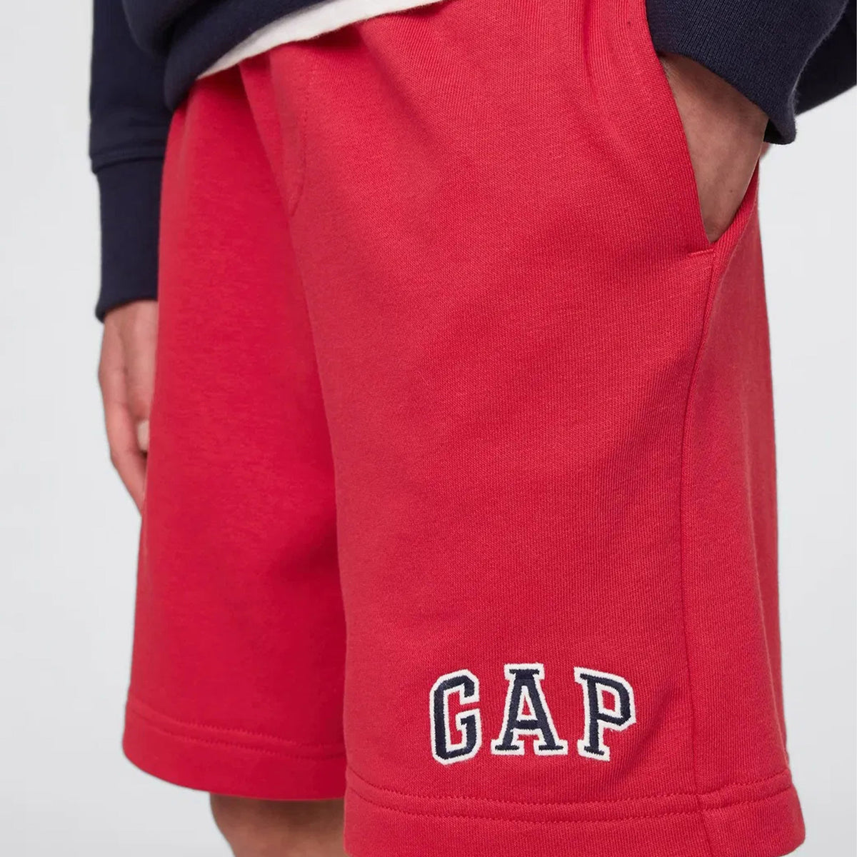 Gap V-frch Logo Çocuk Kırmızı Şort