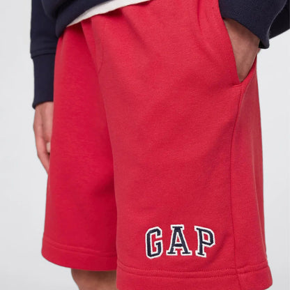 Gap V-frch Logo Çocuk Kırmızı Şort