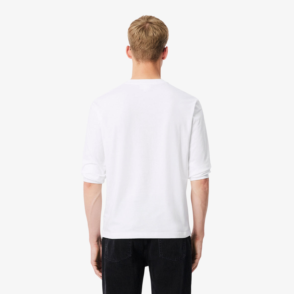 Lacoste Classic Fit Erkek Beyaz T-shirt
