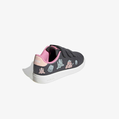 Adidas Advantage Base 2.0 Comfort Çocuk Gri Spor Ayakkabı
