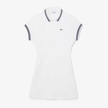 Lacoste Slim Fit Kadın Beyaz Polo