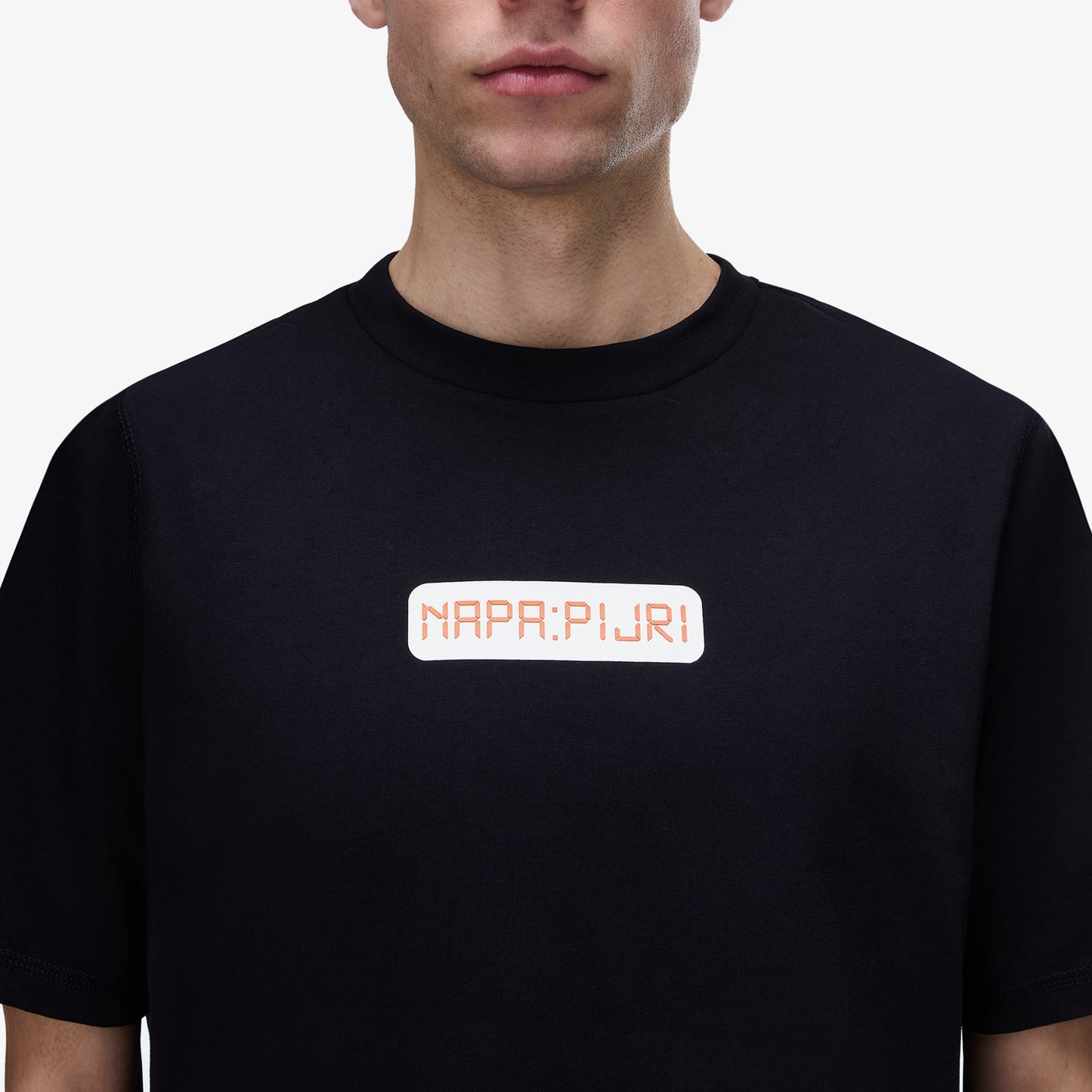 Napapijri S-sol Erkek Siyah T-shirt