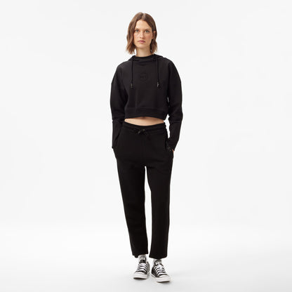 United4 Classic Kadın Siyah Hoodie