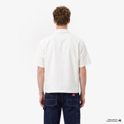 Dickies Cadiz Çeyrek Fermuarlı Erkek Bej Gömlek