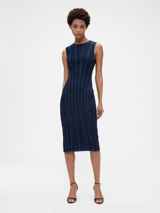 Lacivert Gapstudio Denim Midi Elbise