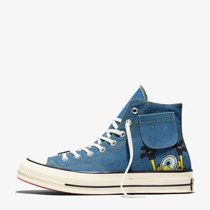 Converse X Minions Chuck Taylor All Star 70 Pocket Erkek Mavi Sneaker