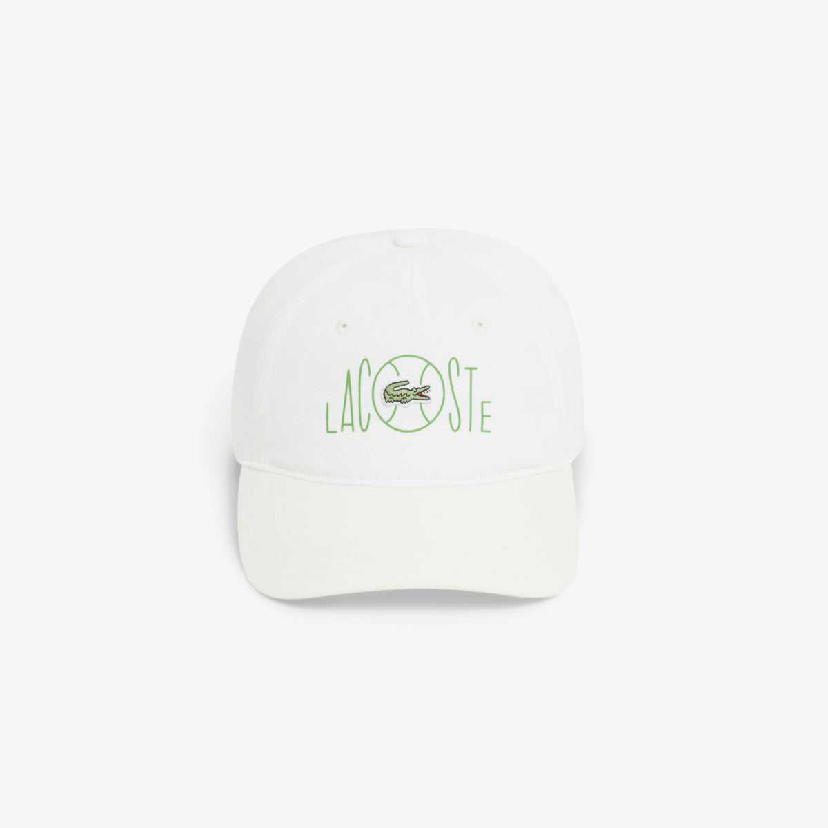 Lacoste Baskılı Unisex Beyaz Şapka