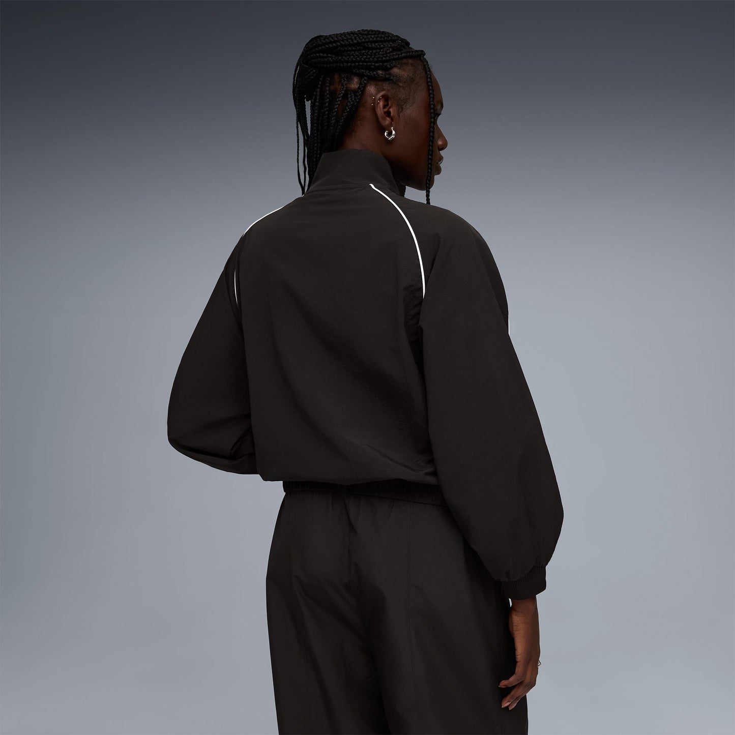 Puma T7 Balloon Sleeve Kadın Siyah Ceket