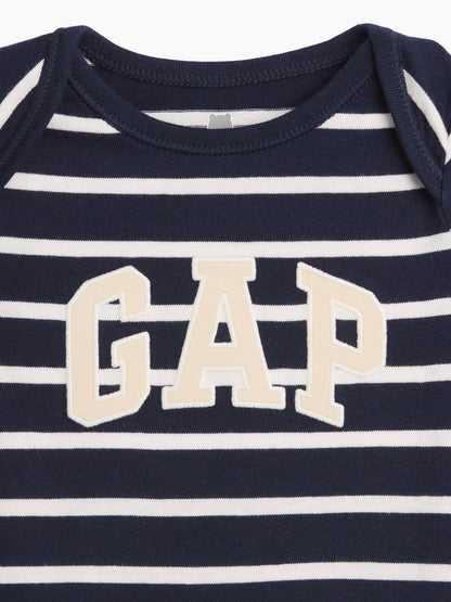 Açık Mavi Organik Pamuk Gap Logo Bodysuit