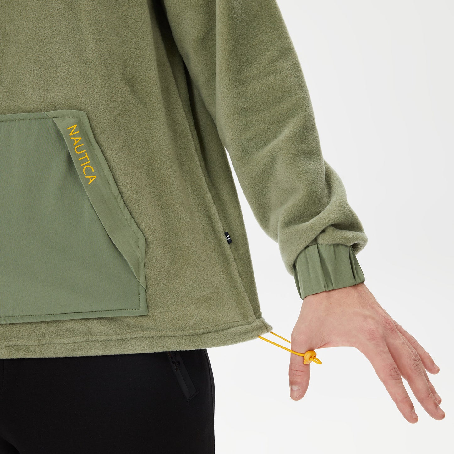 Nautica Erkek Yeşil Standart Fit Kapüşonlu Sweatshirt
