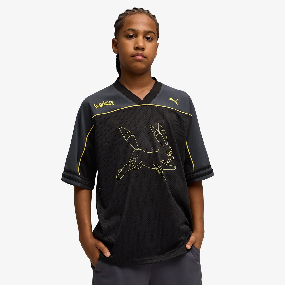 Puma X Pokemon Çocuk Siyah Forma