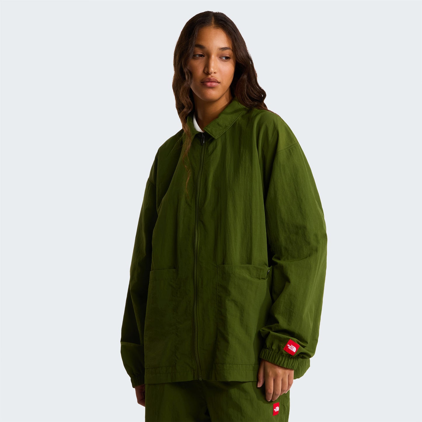 The North Face Red Box Nylon L/s Erkek Yeşil Gömlek