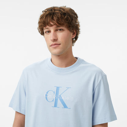 Calvin Klein Hero Monologo 20s Erkek Mavi T-shirt